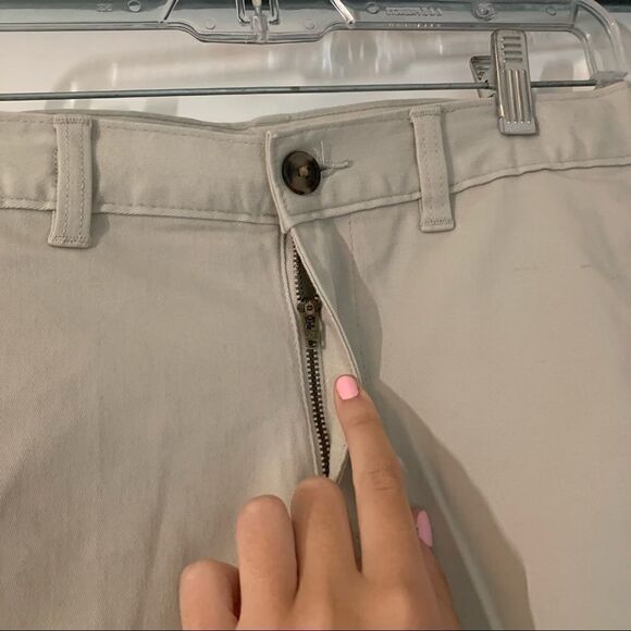 Wonder Nation Tan Straight Leg Adjustable Waist Stretch Pants NWT - Picture 2 of 7